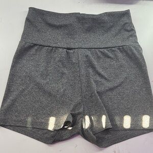 SHEIN Charcoal Athletic Shorts (slightly stretched out)